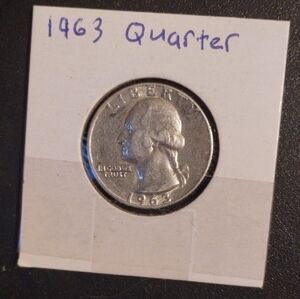 1963 Silver Quarter Coin